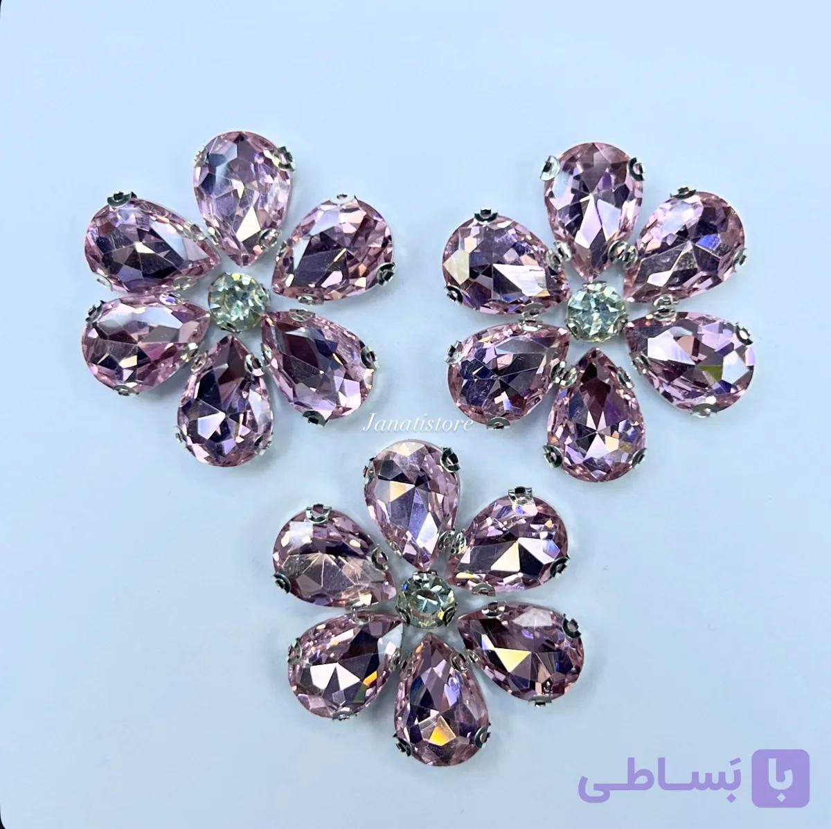 نگین اشکی پایدار 14*10