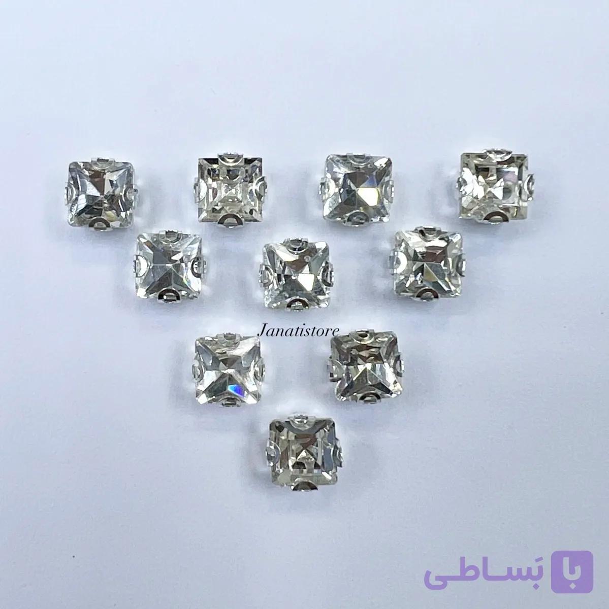 نگین پایدار مربع ۸