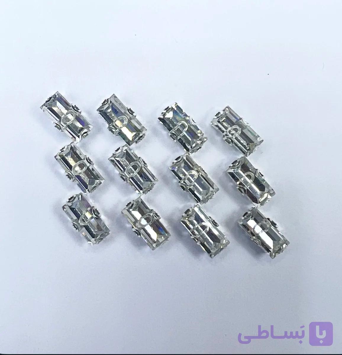 نگین پایدار باگت سایز ۱۰*۵