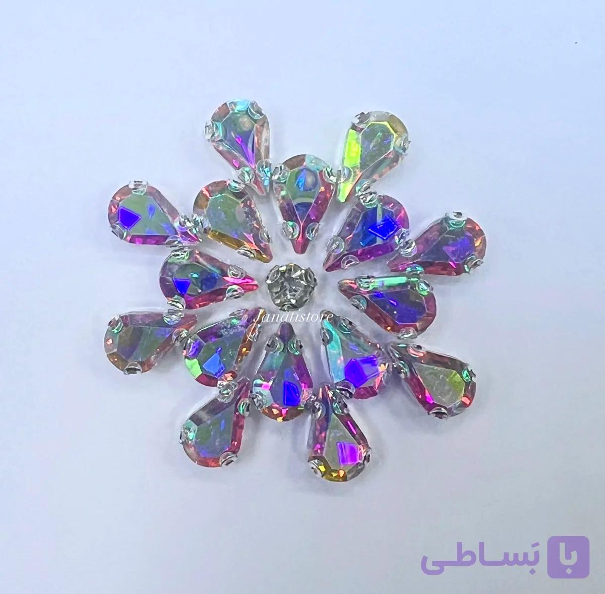نگین اشکی پایدار ۱۳*۸