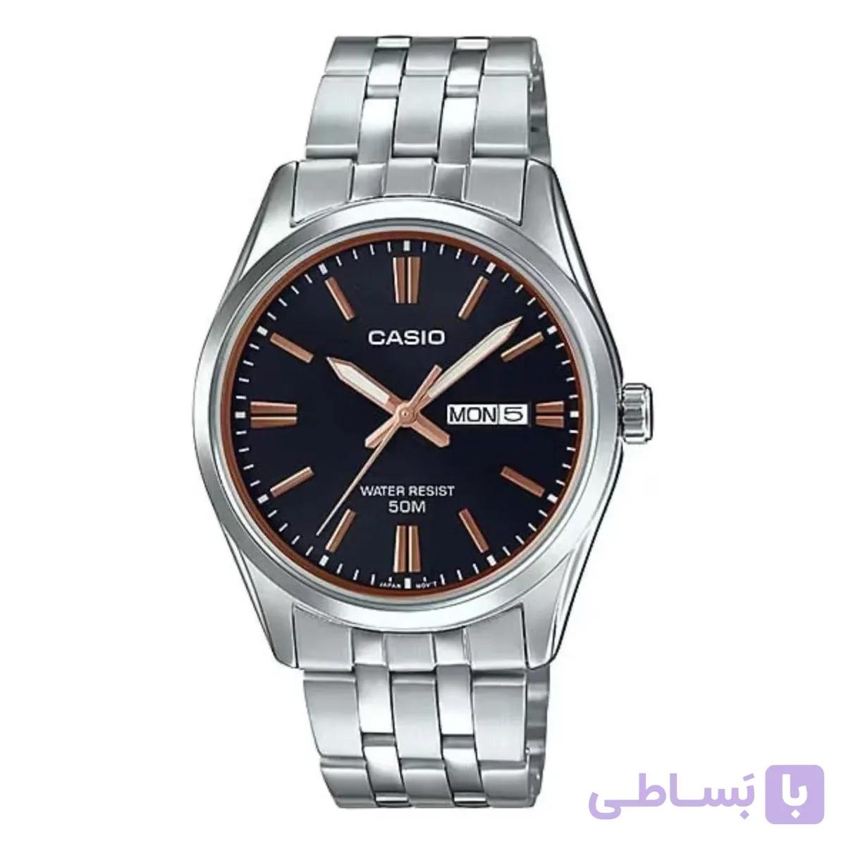 ساعت مردانه کاسیو  مدل MTP-1335D-1A2 با بند فلزی