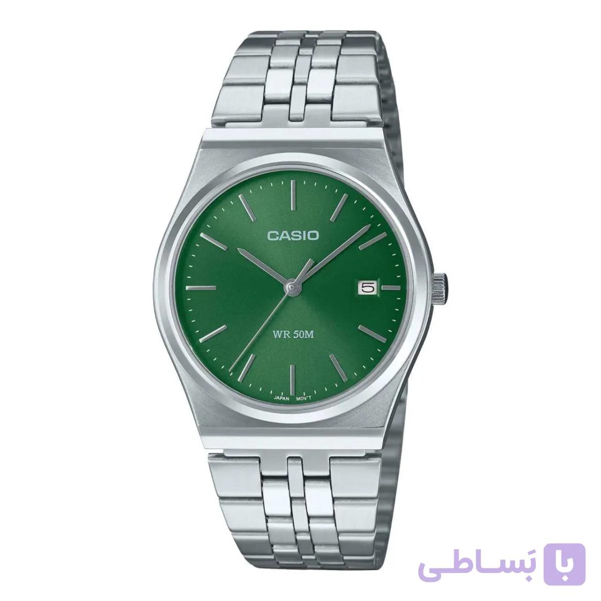 ساعت مچی مردانه کاسیو مدل MTP-B145D-3AVDF با بند و قاب استیل
