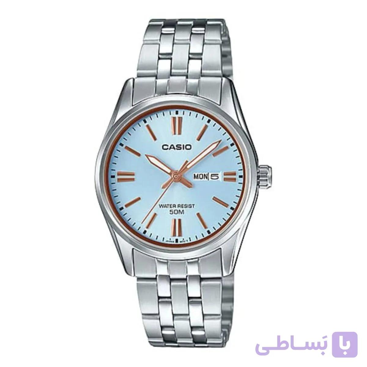 ساعت زنانه کاسیو مدل LTP-1335D-2A با بند استیل