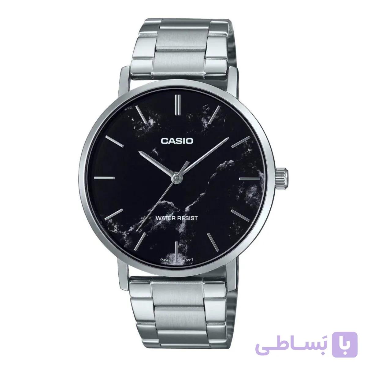 ساعت مردانه کاسیو مدل MTP-VT01DM-1AUDF با بند فلزی