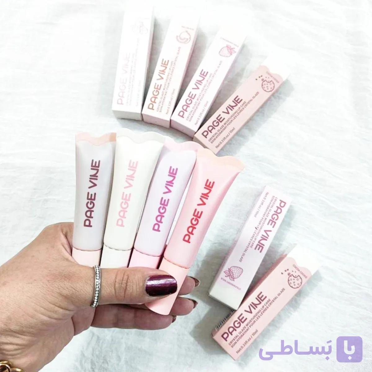 لیپ گلاس شیشه‌ای طرح شیگلم — تصویر 1
