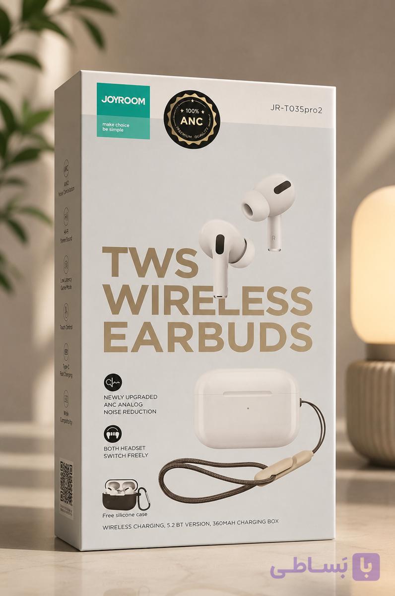 هدفون بی سیم جوی روم مدل JR-T03S Pro اورجینال کیف مشکی