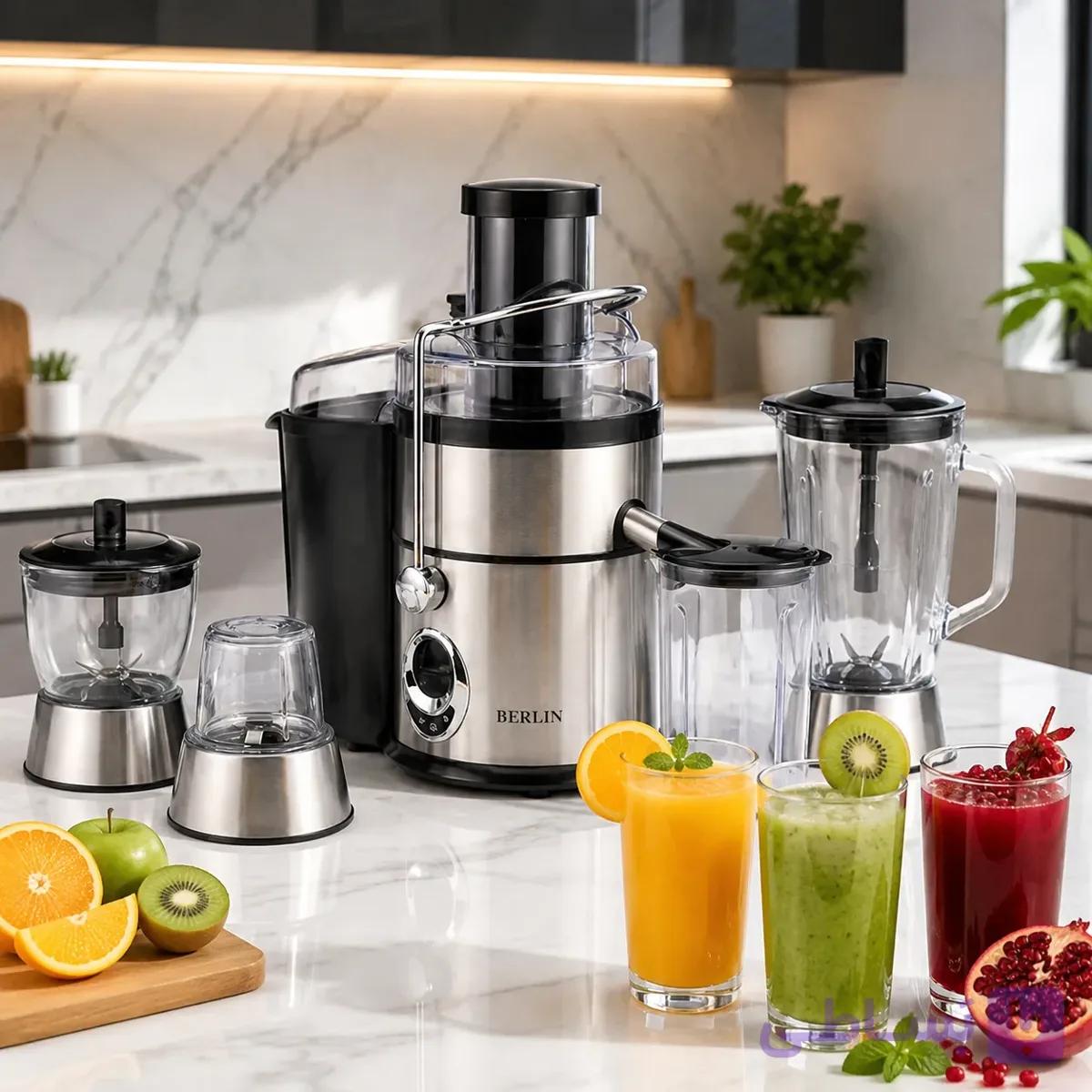 آبمیوه گیری چهار کاره برلین مدلBE-2600 — تصویر 1