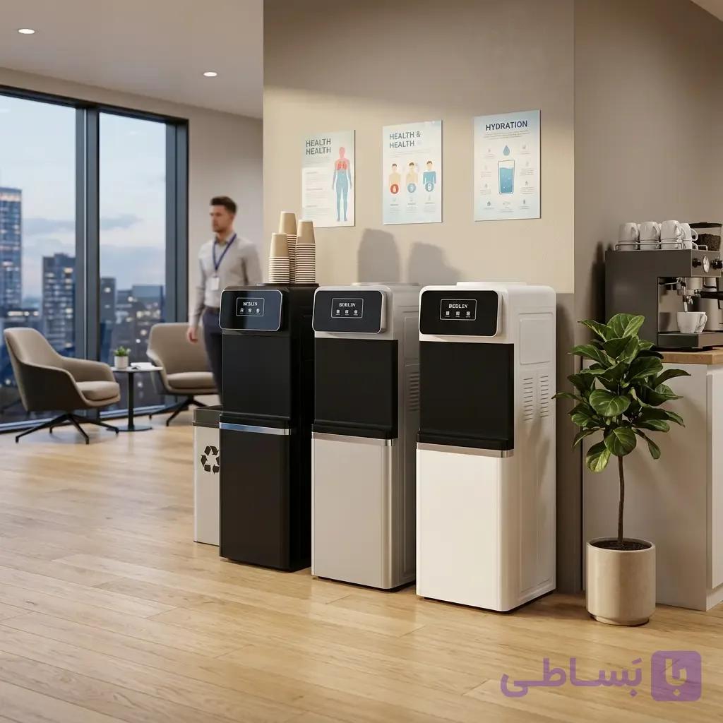 آبسردکن برلین مدل BE-109 یخچال دار سه شیر