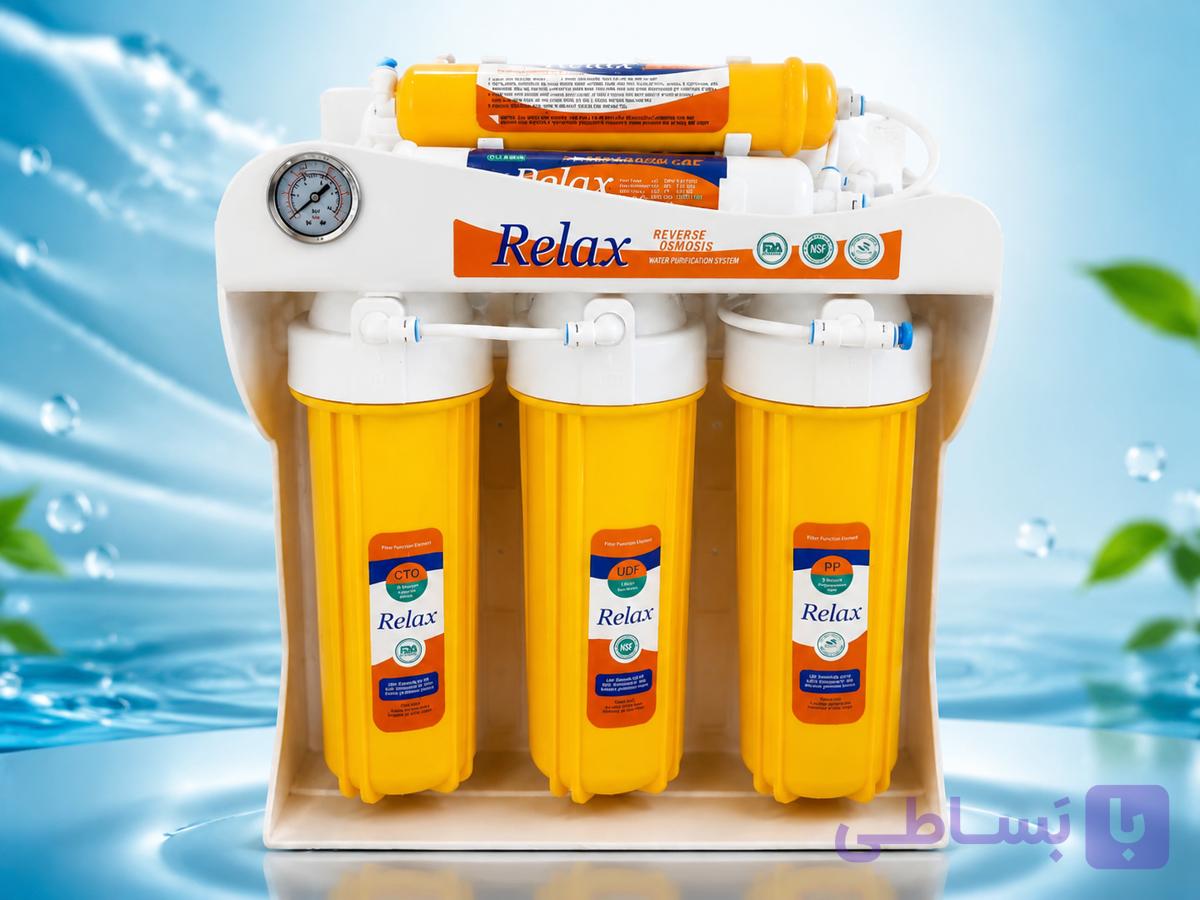 دستگاه تصفیه آب Relax مدل RO-6 | گیج فشار، اسمز معکوس
