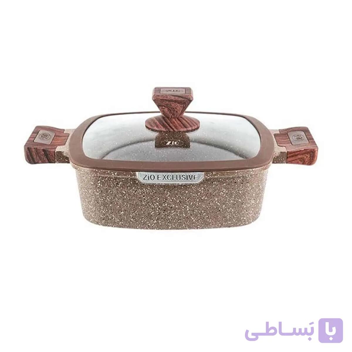 ماهیتابه زیو مدل Z-8352 مربعی در چهار سایز مختلف (24-26-28-30)