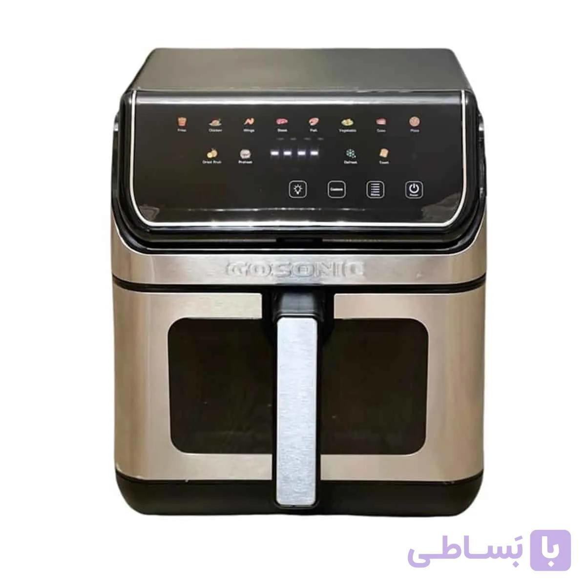 سرخ کن بدون روغن گوسونیک مدل GAF-958 دو المنته 8 لیتری — تصویر 1