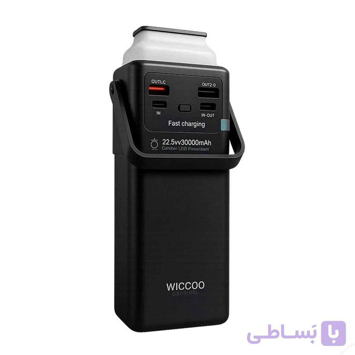 پاوربانک ویکوو مدل WP35 ظرفیت ۳۰ هزار میلی آمپر — تصویر 1