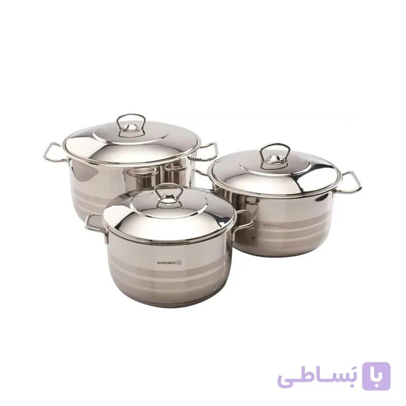 سرویس قابلمه کرکماز 6 پارچه A1888