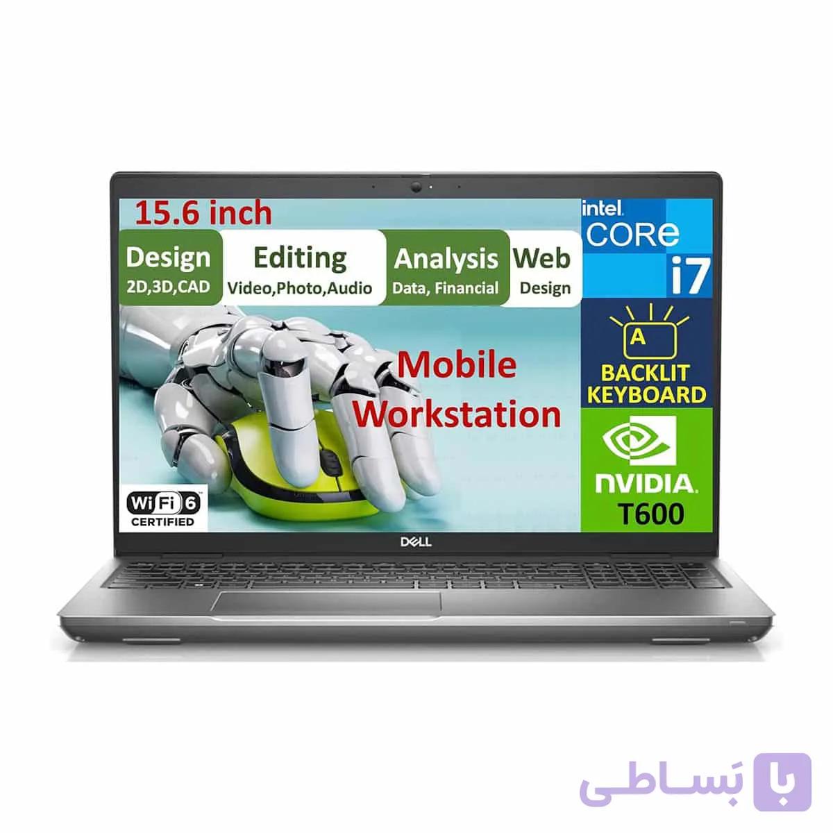 لپ تاپ دل استوک Precision 3571 Core i9-12900H 16 512 4G T600 — تصویر 1