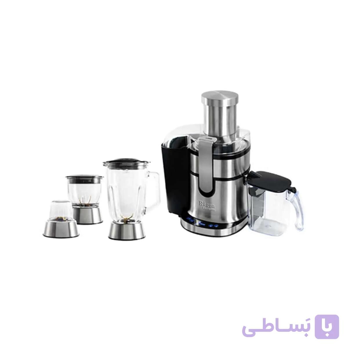 آبمیوه گیری چهار کاره روگن مدل Ru-1210 با تیغه تیتانیومی