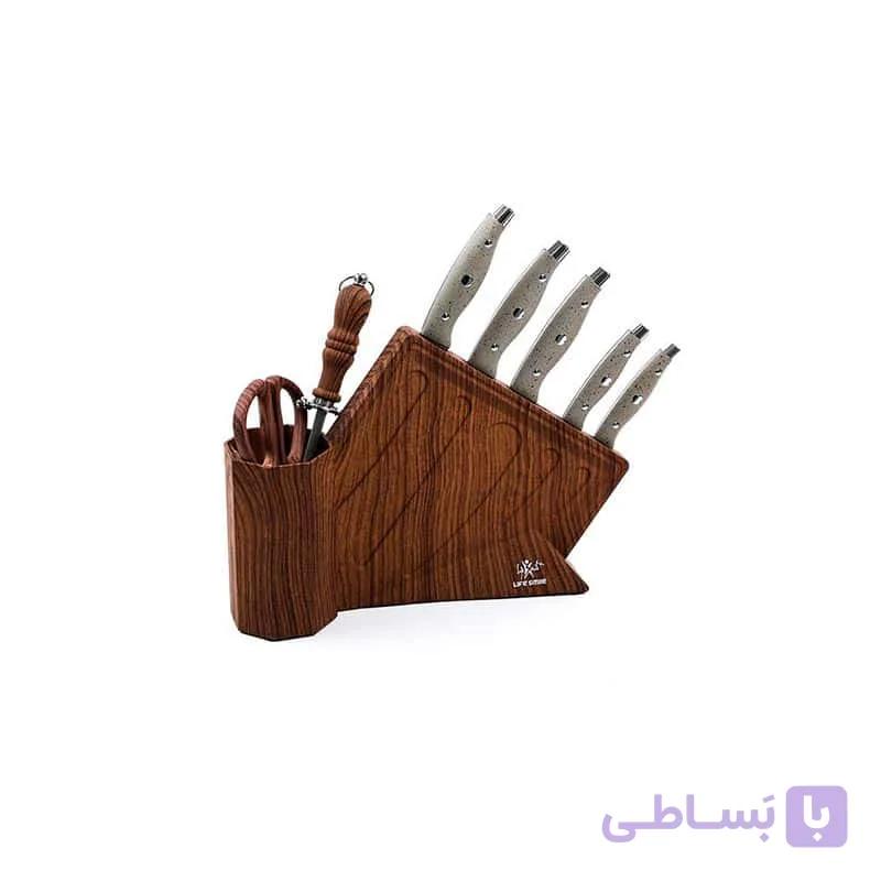 سرویس چاقو آشپزخانه لایف اسمایل مدل NSEL-1 — تصویر 1