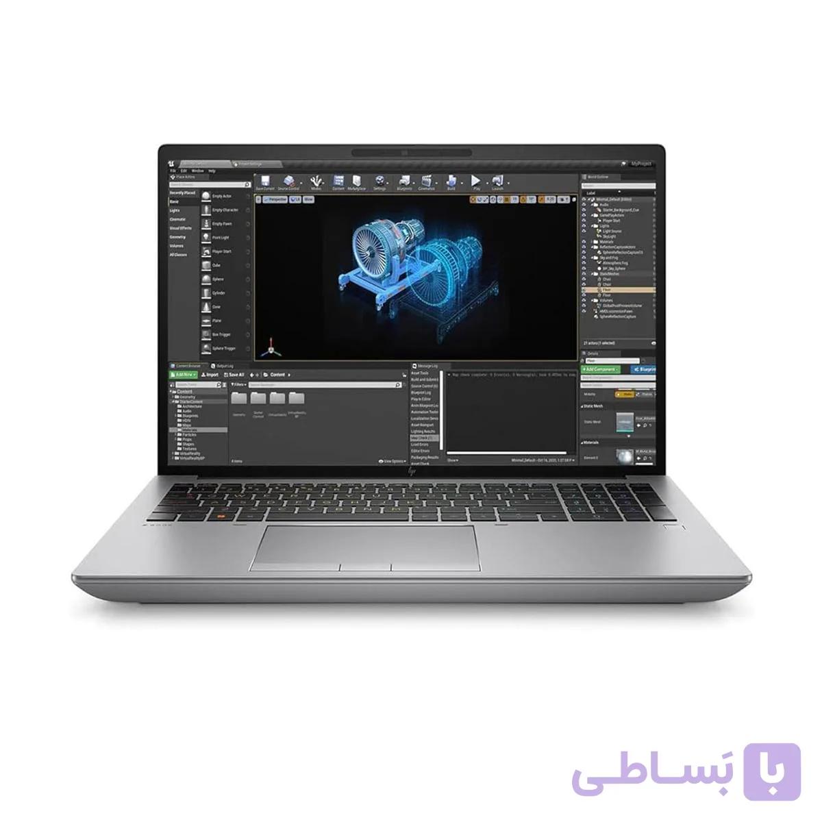 لپ تاپ اچ پی استوک  ZBOOK FURY 15 G10 I9-13950Hx RAM 16 HARD 512 SSD 8GB rtx2000 ADA — تصویر 1