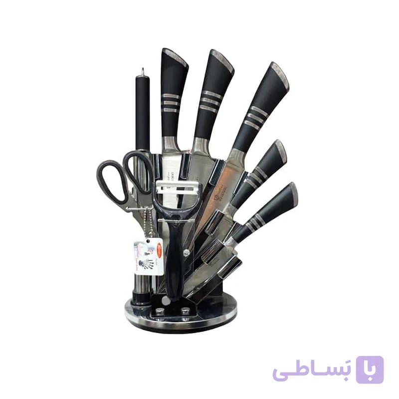 سرویس چاقو آشپزخانه 9 پارچه فوما مدل FU-533