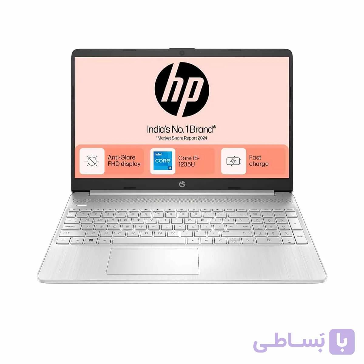 لپ تاپ استوک اچ پی HP LAPTOP 17 ryzen5-7520U 8gb ddr5 512gb ssd — تصویر 1