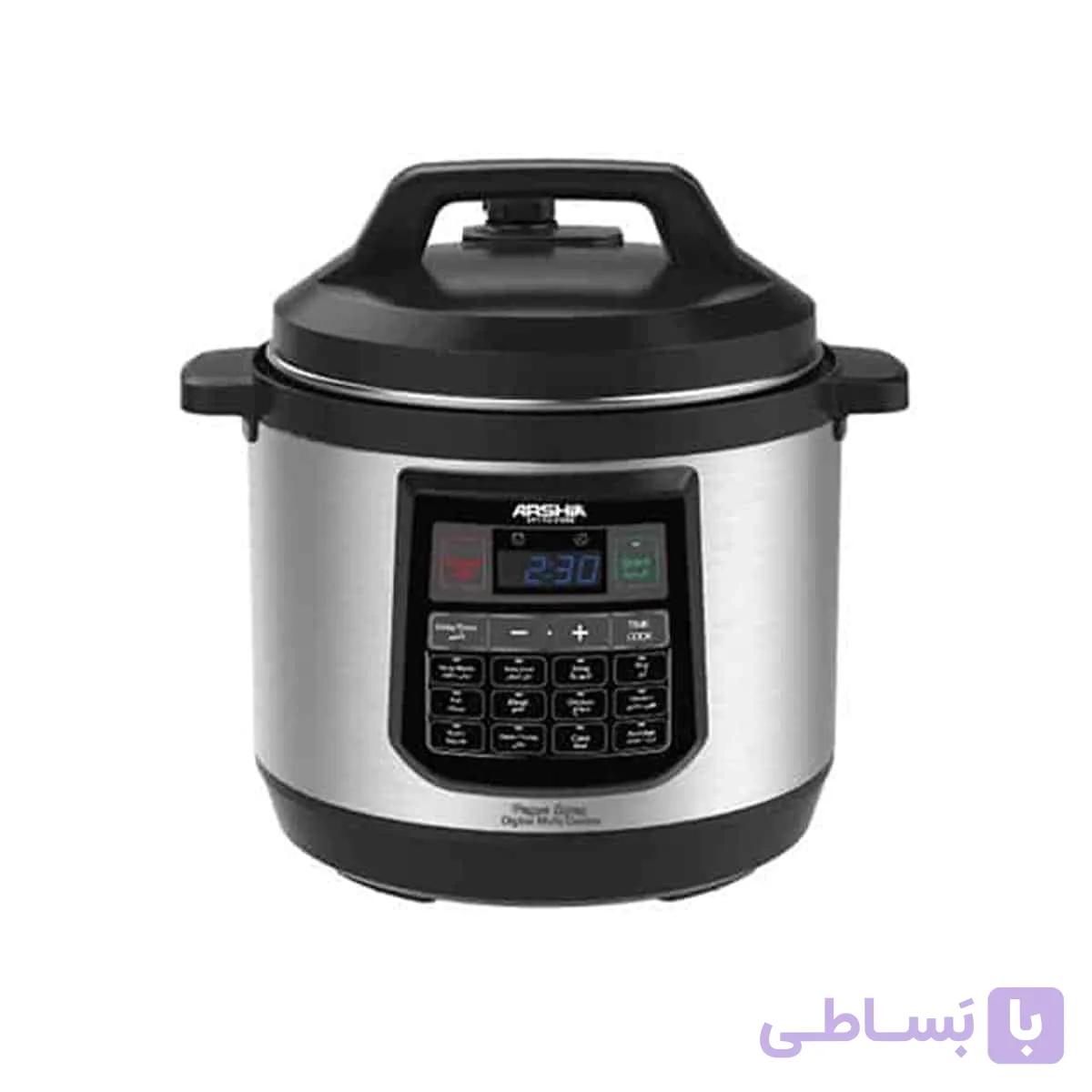 زودپز برقی عرشیا مدل EP110-2498 دیجیتالی ۸ لیتر — تصویر 1