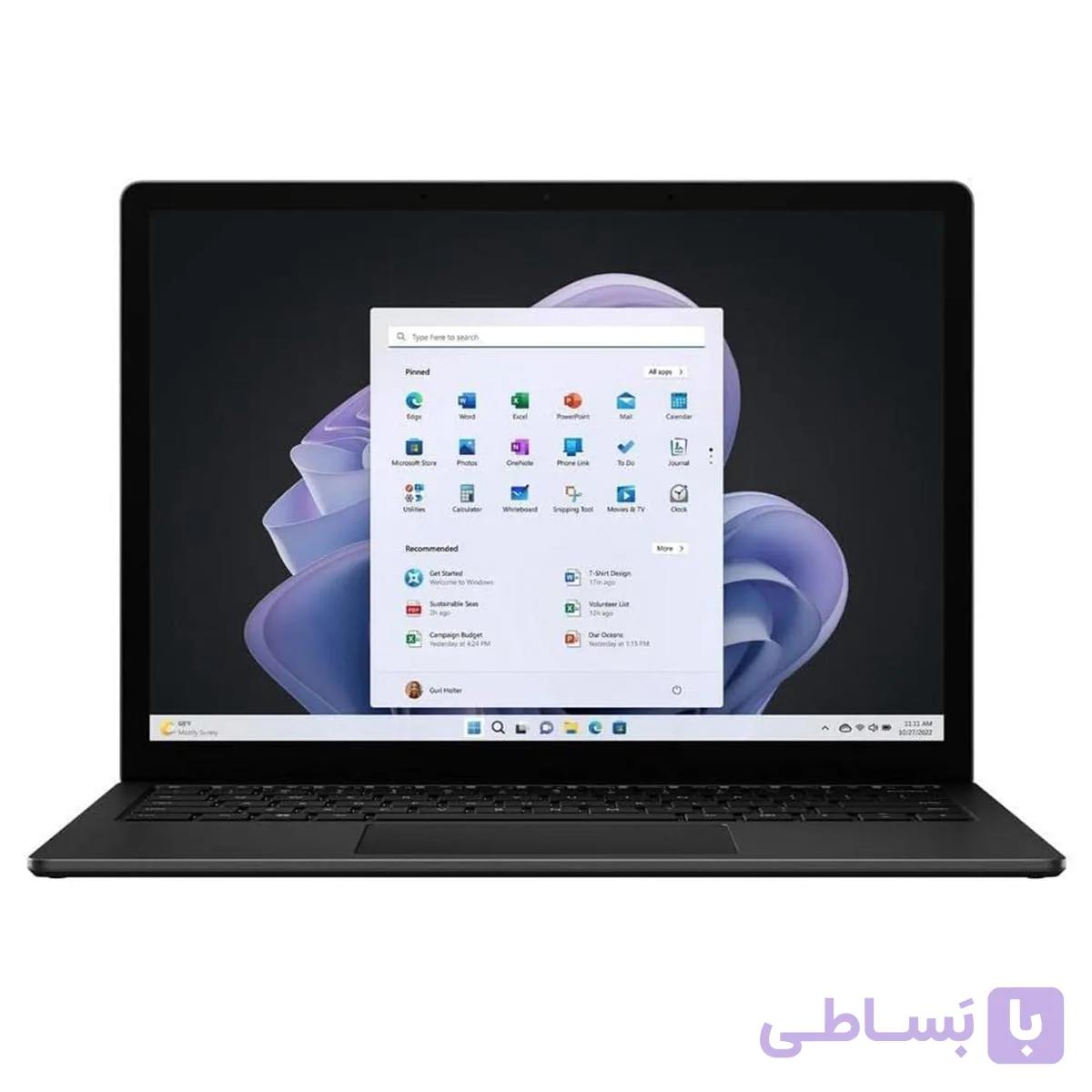سرفیس لپ تاپ 5 استوک مایکروسافت surface laptop 5 i5-1235u 8 256ssd — تصویر 1