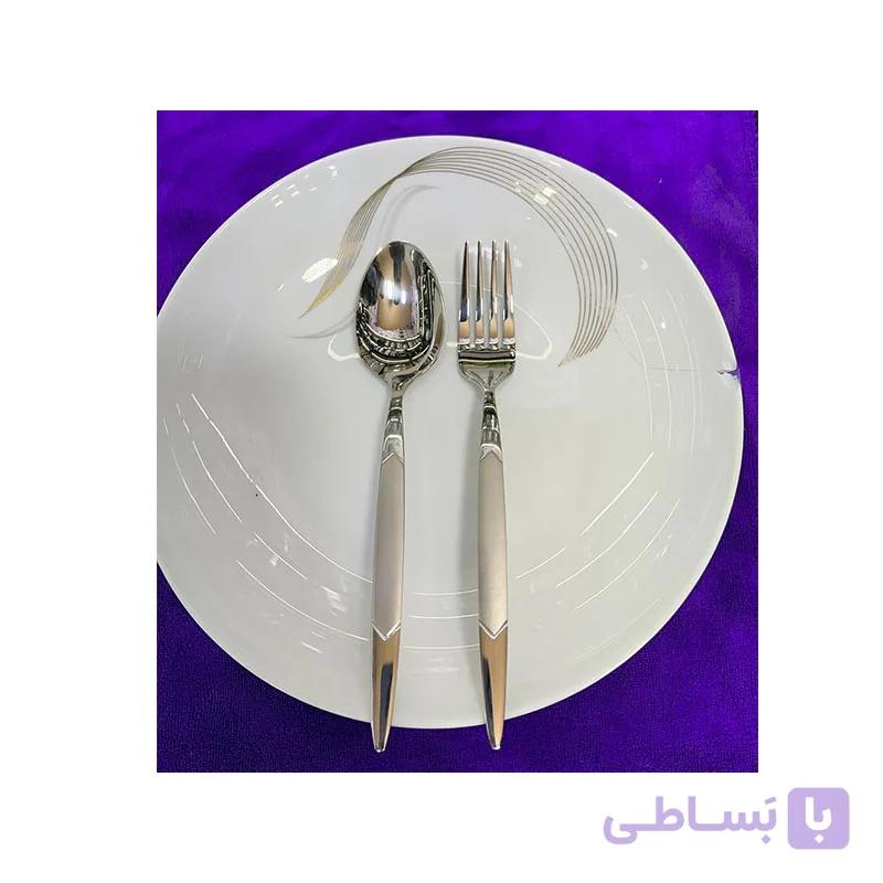سرویس قاشق چنگال فوما 24 نفره 143 پارچه در 3 طرح — تصویر 1