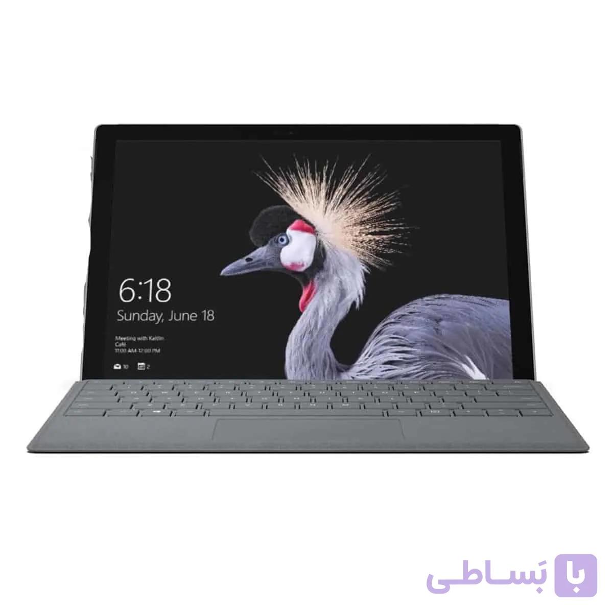 لپ تاپ سرفیس پرو 4 استوک مایکروسافت  Surface Pro 4 Core i7-6650 u 16 256 با کیبورد — تصویر 1