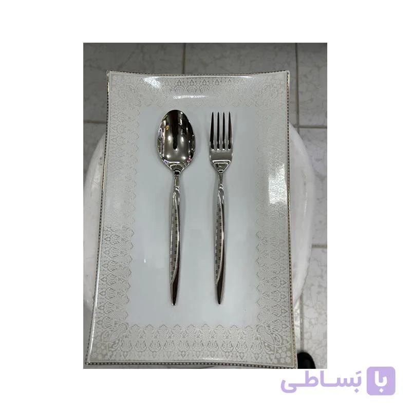 سرویس قاشق چنگال فالکون 30 نفره 142 تکه کد 4 — تصویر 1