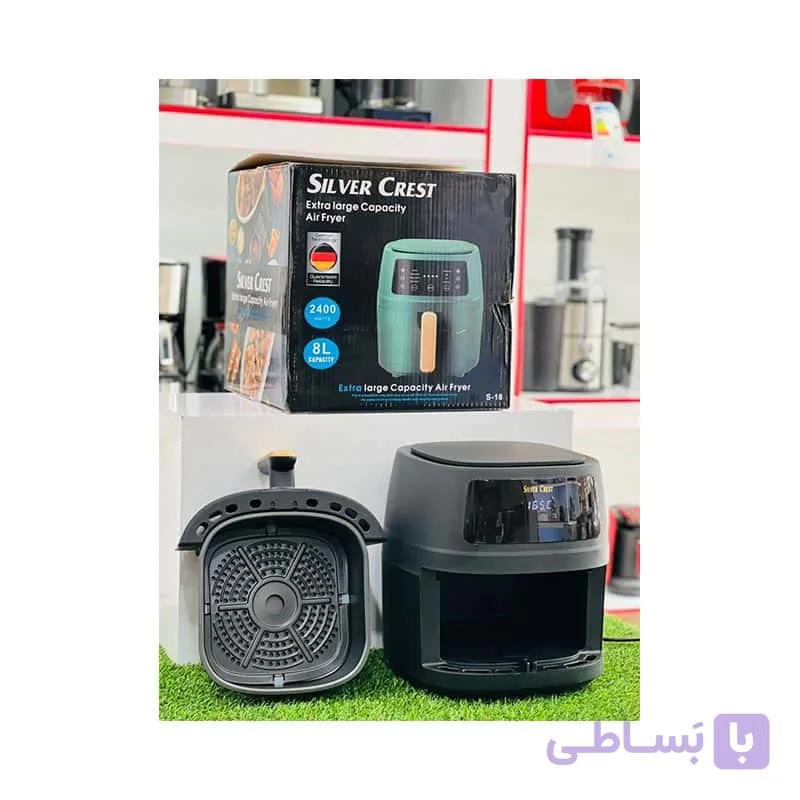 سرخ کن بدون روغن سیلور کرست مدل S-18 ظرفیت 8 لیتری