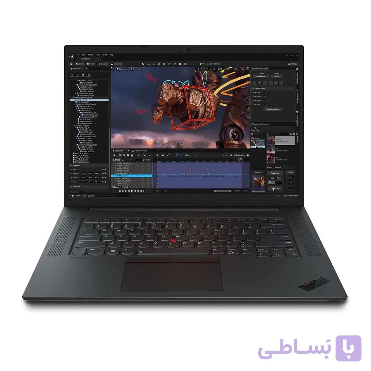 لپ تاپ استوک لنوو مدل Lenovo ThinkPad P1 I9-9880H 16 512 4G T2000 — تصویر 1