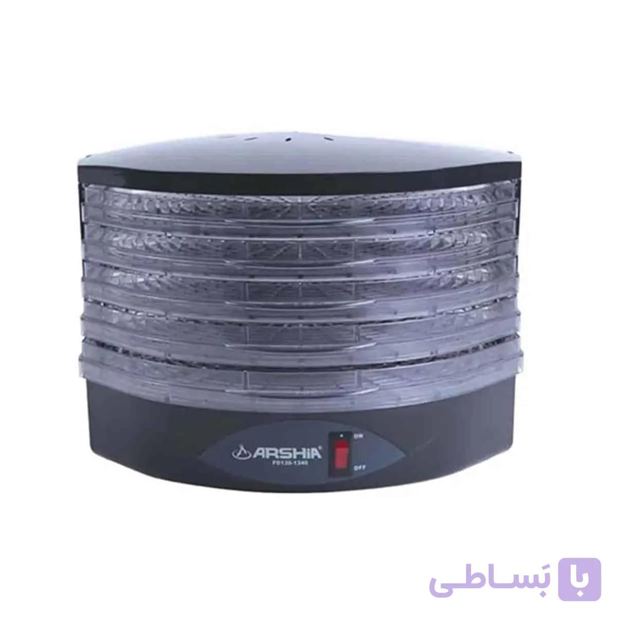 میوه خشک کن عرشیا مدل FD130-1747 تایوانی مشکی