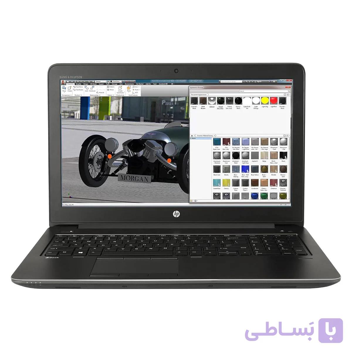 لپ تاپ استوک اچ پی ZBook 15 G4 CORE I7-7820HQ 8 256 4G-M2000 — تصویر 1