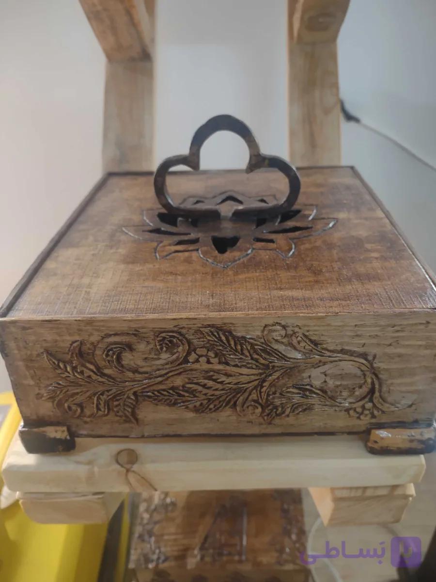 جعبه شکلات خوری منبت