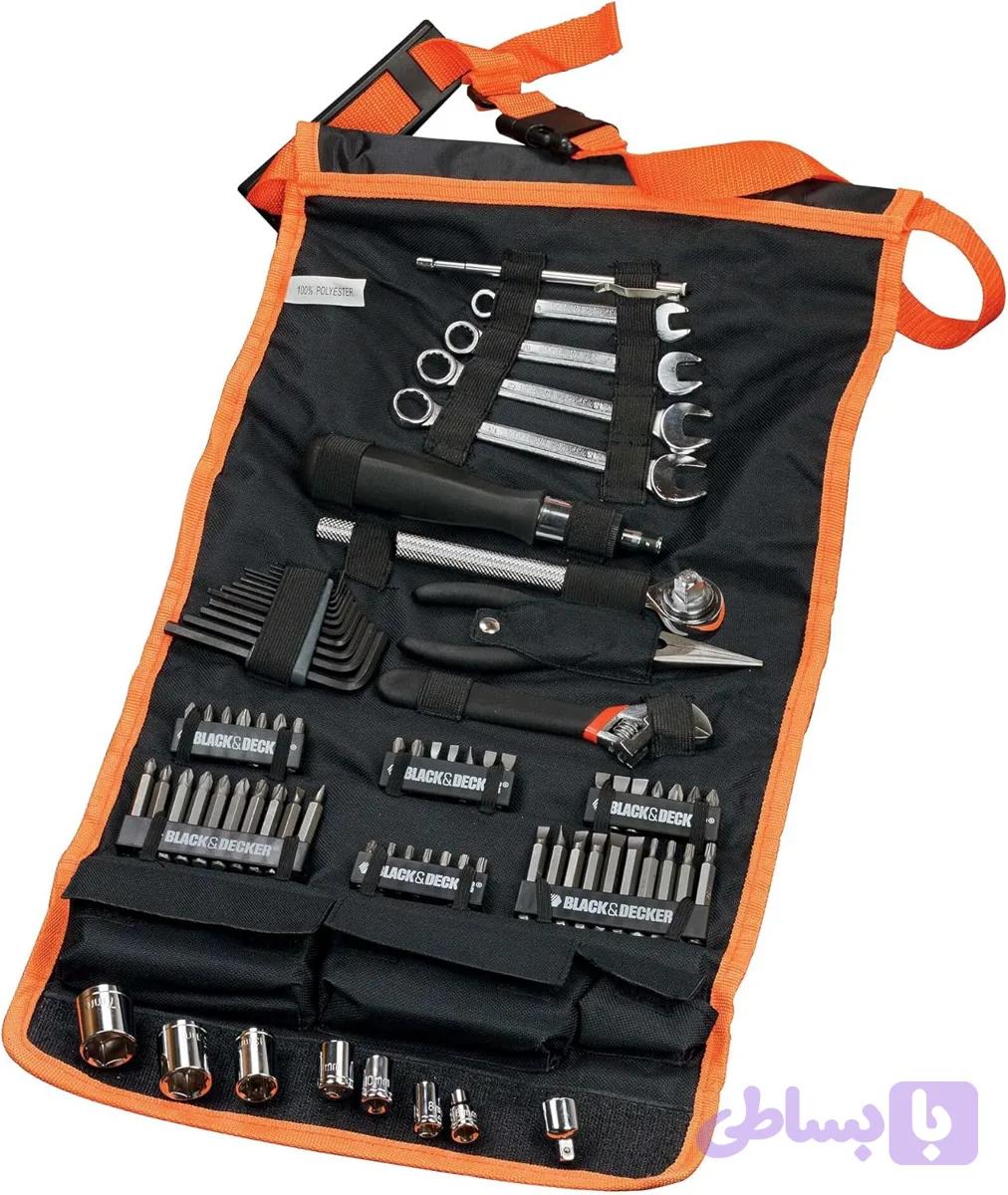 مجموعه 77 تکه ابزار ضرورری خودرو برند بلک اند دکر Black & Decker