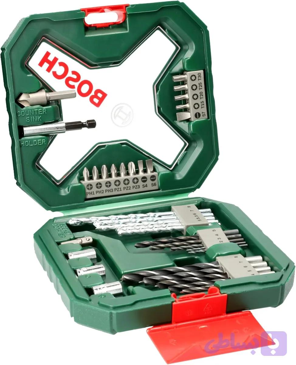 مجموعه ۳۴ تکه مته و سرپیچگوشتی کلاسیک بوش مدل BOSCH X-Line
