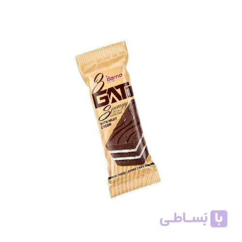 کیک خیس (کیک لایه ای ) کاکائویی کرم شیری تری گات درنا – 60 گرم