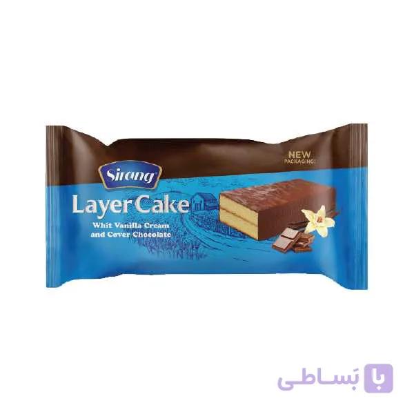 کیک لایه ای روکش کاکائو سیرنگ- 40 گرم