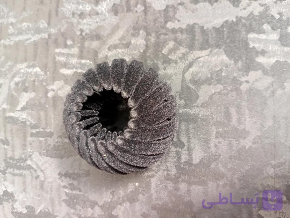 کلیپس مو آکاردئونی گوجه ای مشکی