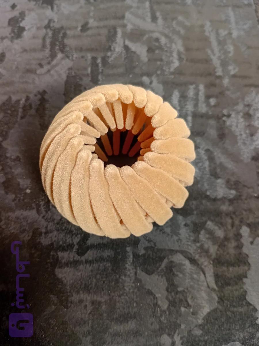 کلیپس مو آکاردئونی گوجه ای کرم