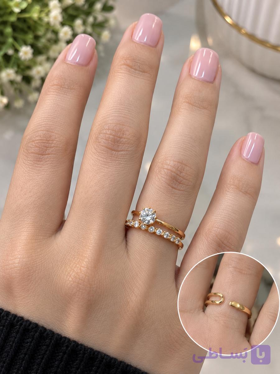 انگشتر مینیمال ژوپینگ سایز ۶