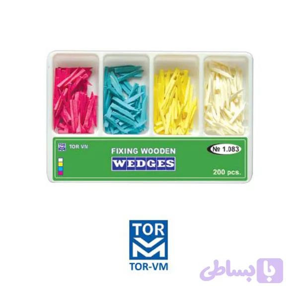 وج آناتومیک مروابن 4 رنگ 200 عددی – Wooden Wedges TORVM