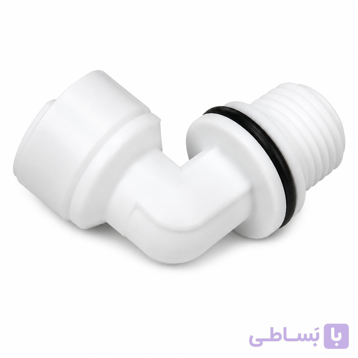 زانو تصفیه آب (یک‌سر دنده - یک‌سر فیتینگ) سایز ۱/۴ اینچ