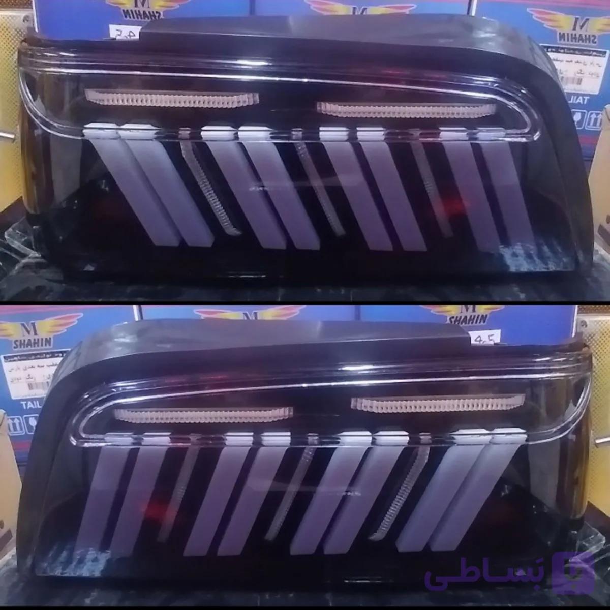 چراغ عقب پژو پارس 408 دودی سفید جفتی
