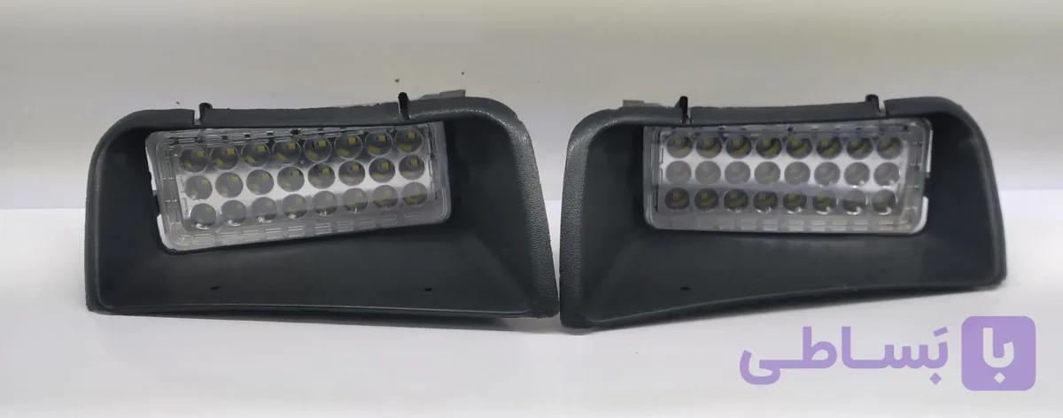 چراغ مه شکن جلو پژو پارس LED دار جفتی — تصویر 1