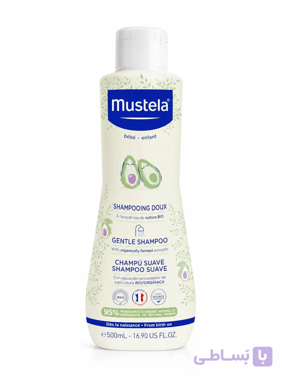 شامپو سر 500ml برند mustela — تصویر 1