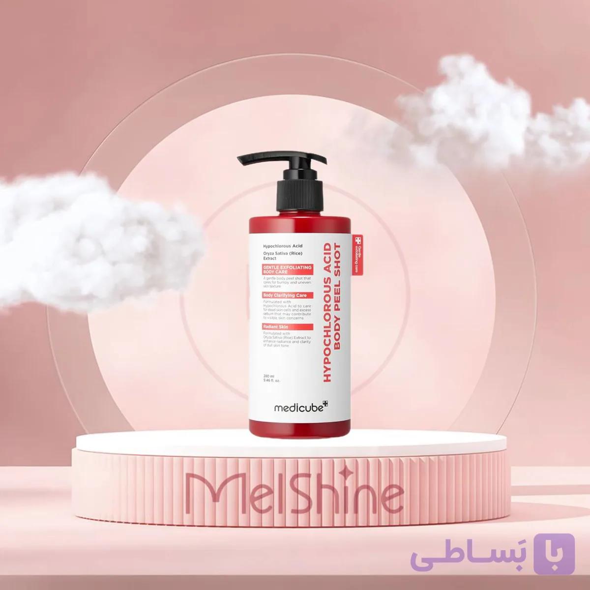 پیل شات لایه بردار بدن هیپوکلروس اسید مدیکیوب Medicube Hypochlorous Acid Rice Body Peel Shot — تصویر 1