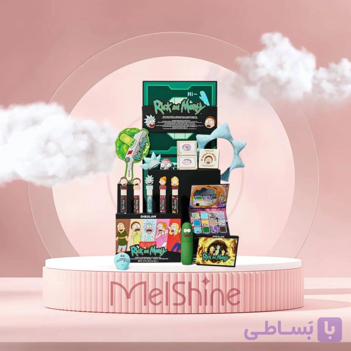 پک آرایشی کالکشن ریک و مورتی شیگلم RICK AND MORTY X SHEGLAM FULL COLLECTION SET — تصویر 1