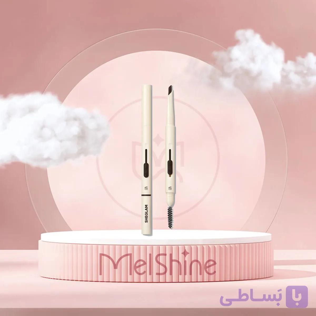 مداد ابرو دوطرفه شیگلم مدل SHEGLAM Better Brows Long Lasting Eyebrow Pencil — تصویر 1