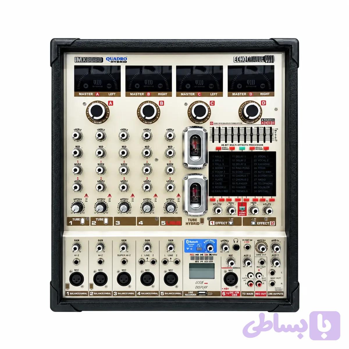 پاور میکسر اکوچنگ EchoChang iMX9090 QUADRO ترانسی | چهار آمپلی فایر 650W — تصویر 1