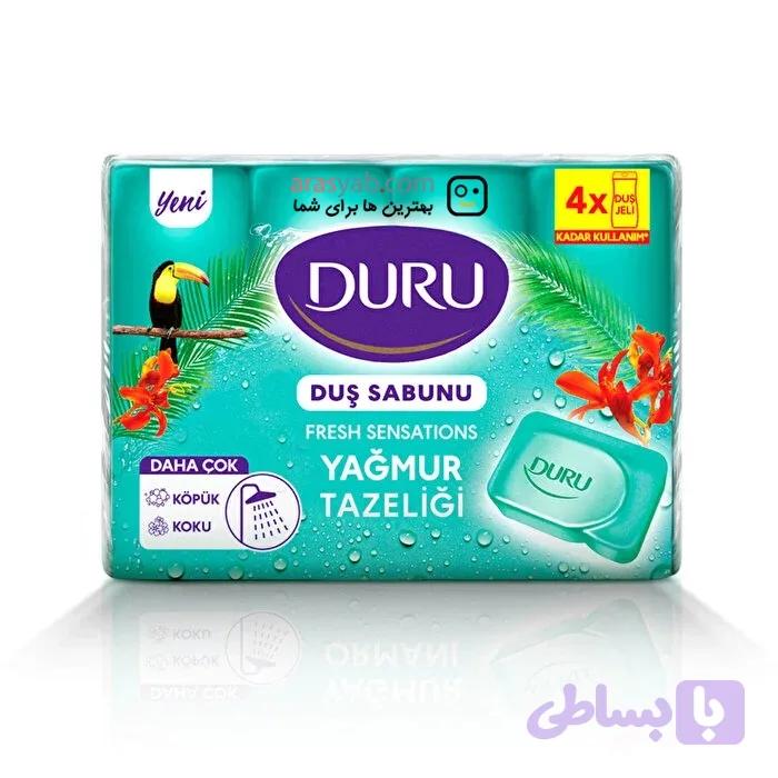 صابون دورو با رایحه جنگل های بارانی Yağmur Ormanı بسته 4 عددی